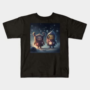 Space Monsters for Christmas Kids T-Shirt